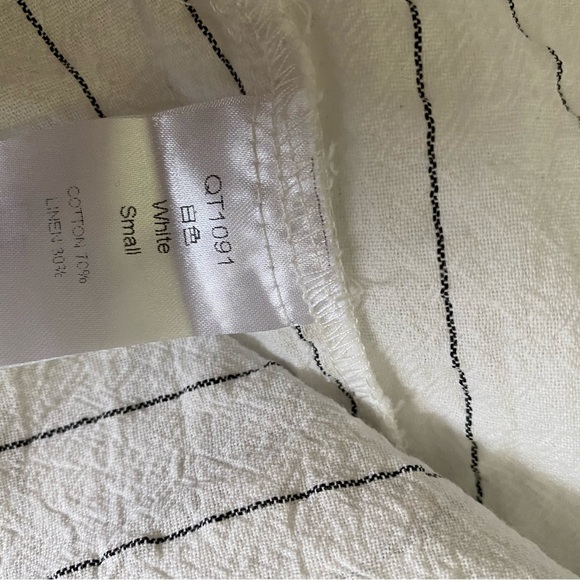 Womens Linen Blend Cover up.  Light weight . Worn once. - Picture 6 of 7